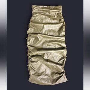 House of CB Gold Pencil Skirt